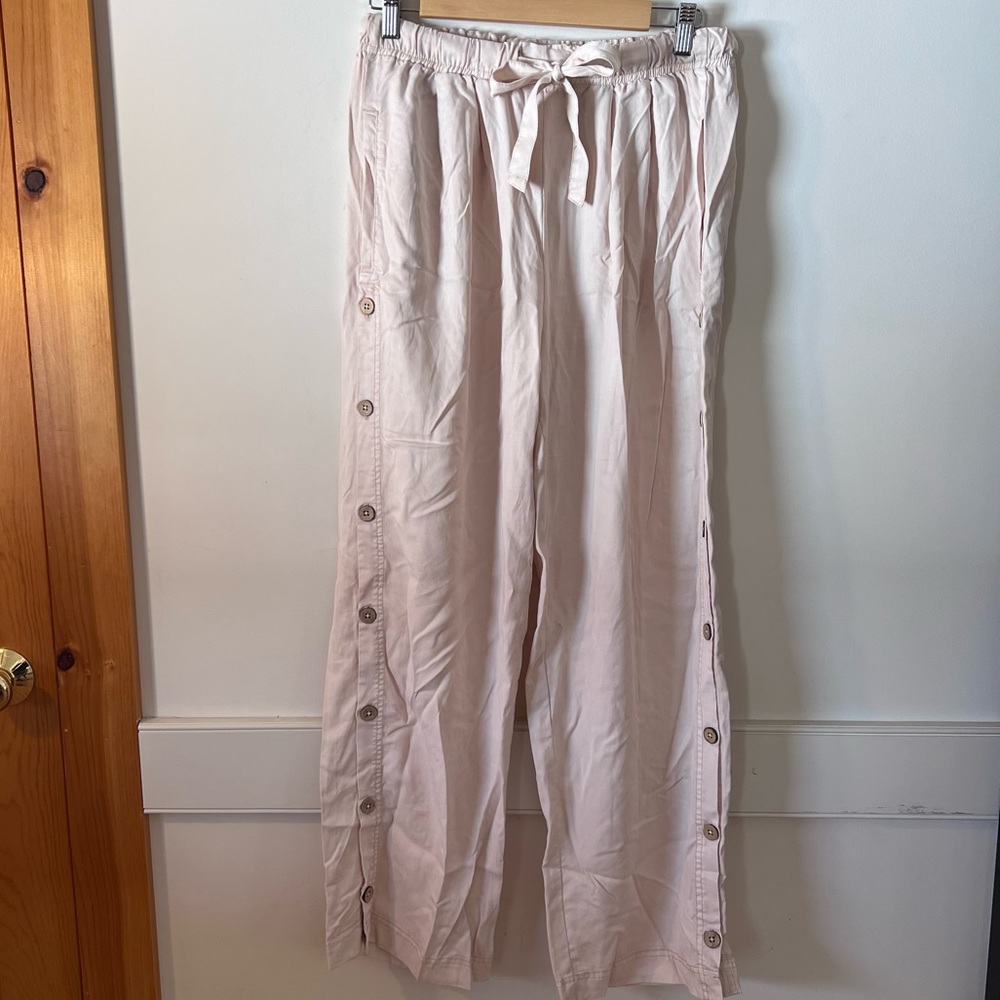 Free People Flowy White Pants